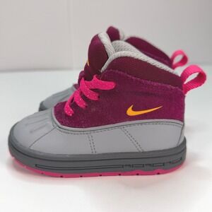 Nike ACG Woodside 2 High‎ Raspberry Red Sneaker Boot Toddler 6